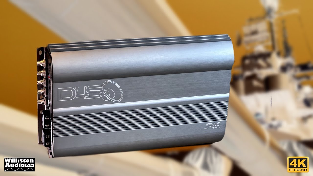 3300W Battleship? Down4Sound JP33 Monoblock Bass Amplifier Amp Dyno Test [4K]