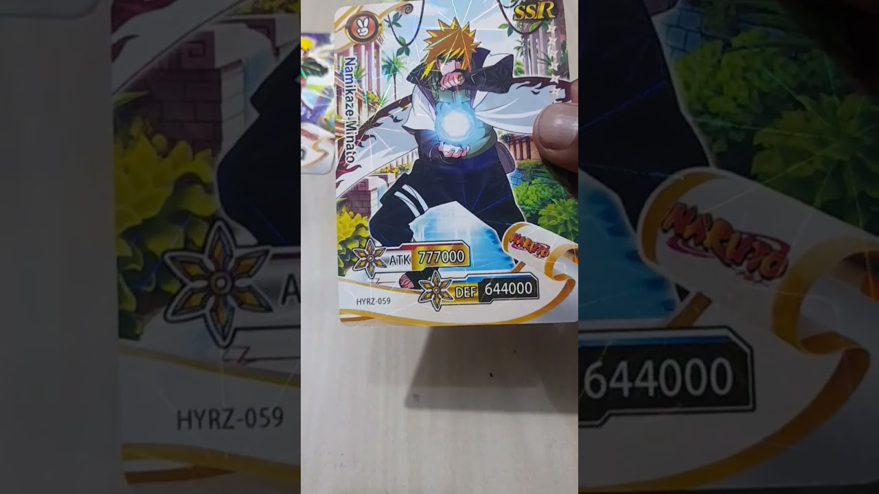 my naruto card collection 