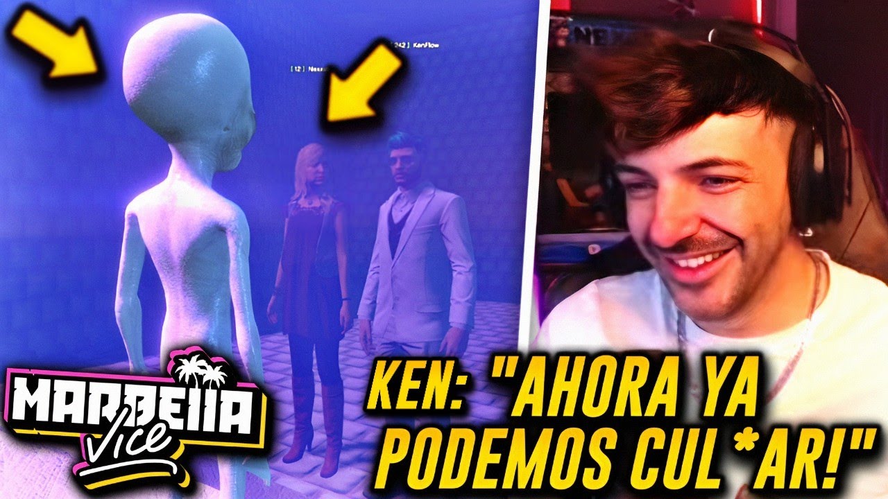 EL ALIEN (AGENTEMAXO) ABDUCE a NEXXUZ y lo CONVIERTE en MUJER 😆 MARBELLA VICE 2