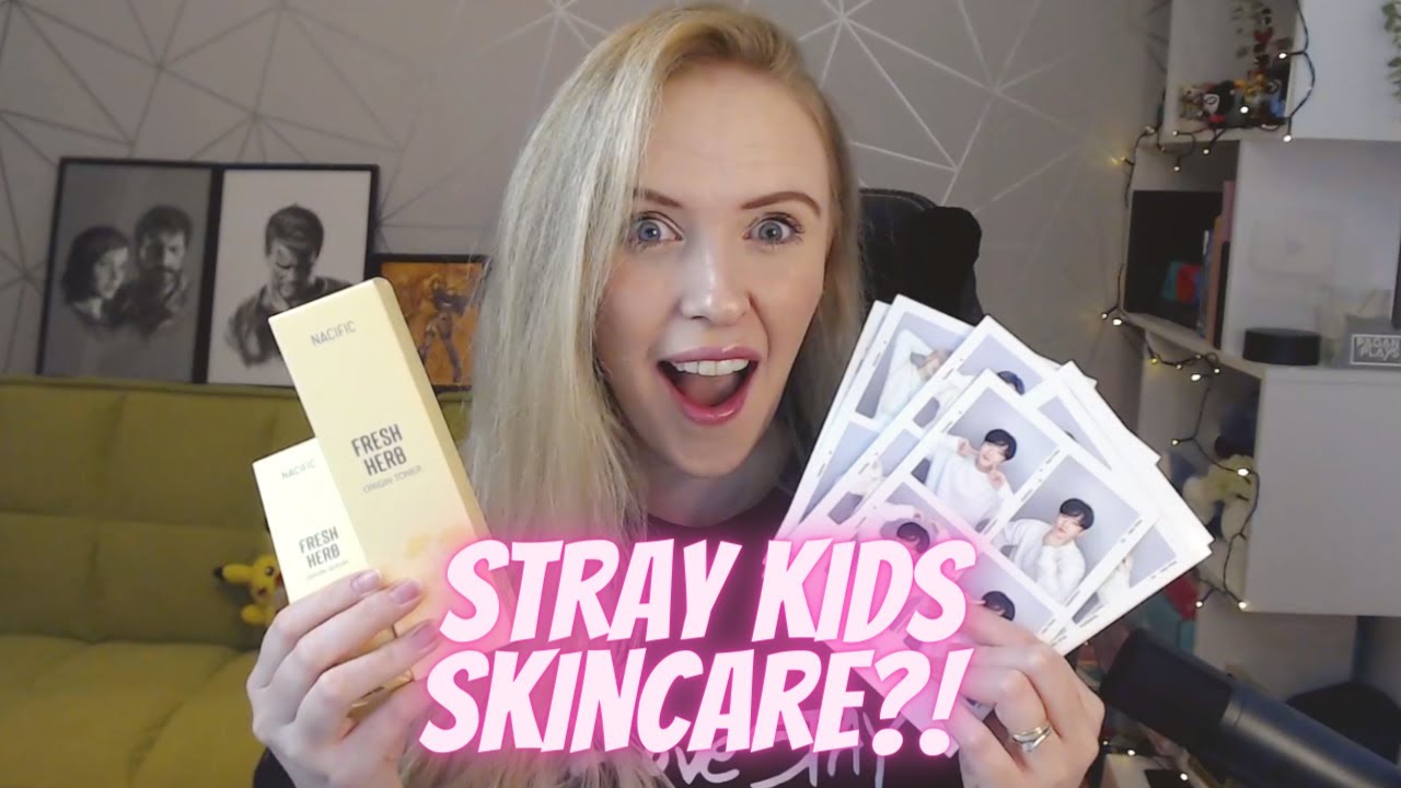 Stray Kids Nacific Skincare Set Unboxing w/ Photocards!