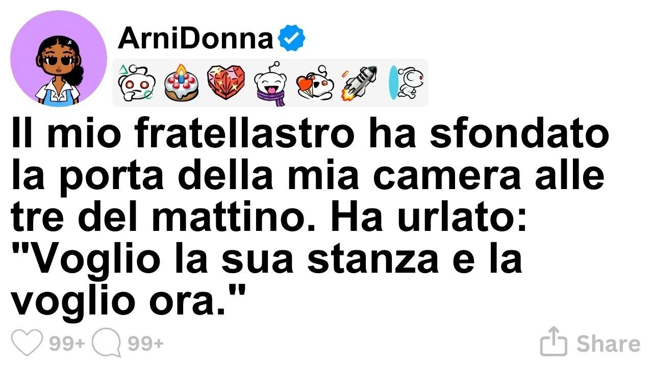 [STORIA COMPLETA] Il mio fratellastro ha sfondato la porta della mia camera alle tre del mattino. Ha