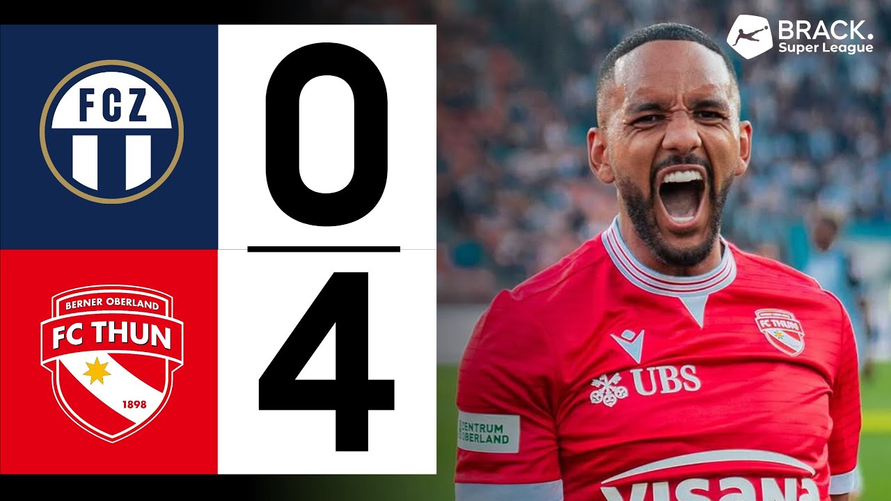 HIGHLIGHTS | FC Zürich vs FC Thun 0:4