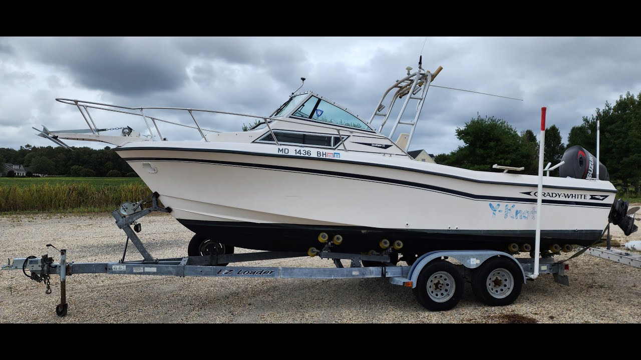 2020 Suzuki Powered 1994 Grady White Seafarer 22 Cuddy Cabin Boat