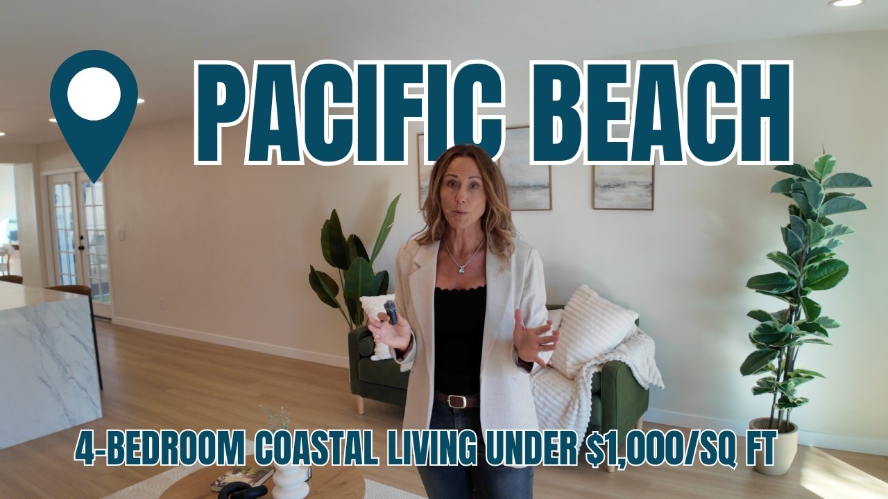 San Diego Property Tours | Inside a Fully Upgraded Pacific Beach Home 🌊 Coastal Living in San Diego