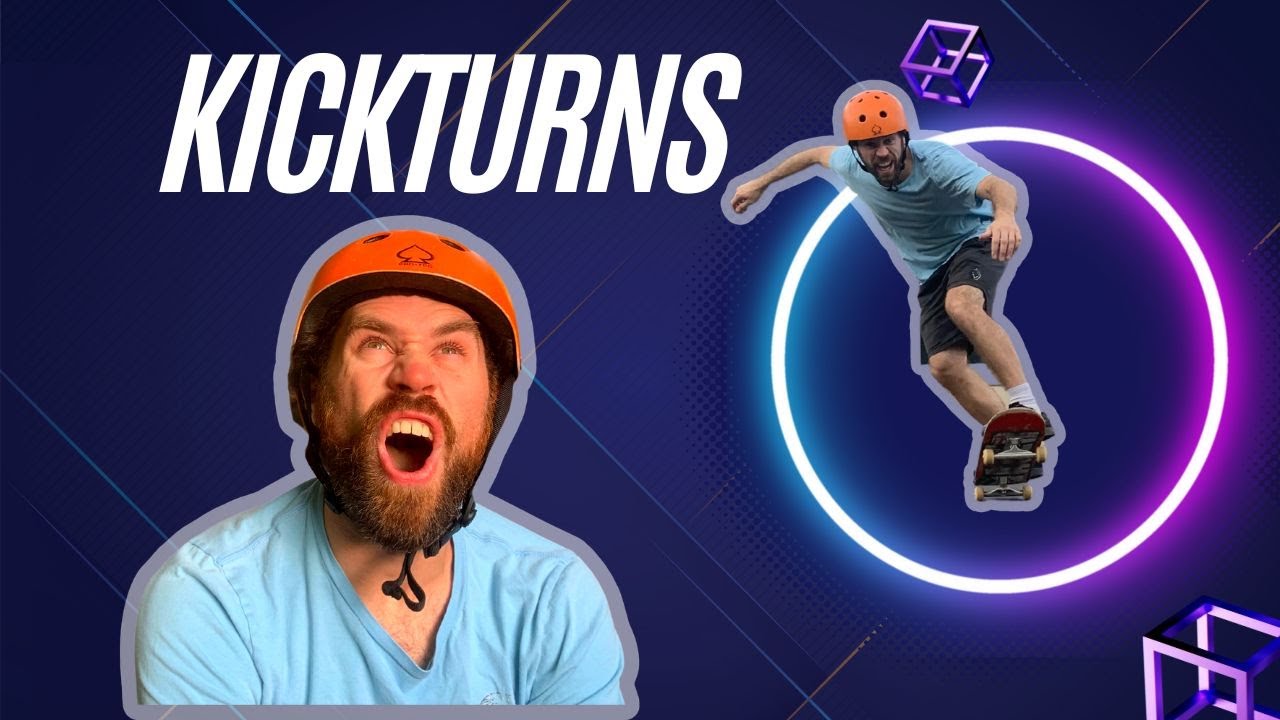 Learn how to do Kickturns on Flatground Skateboarding (Frontside and Backside)