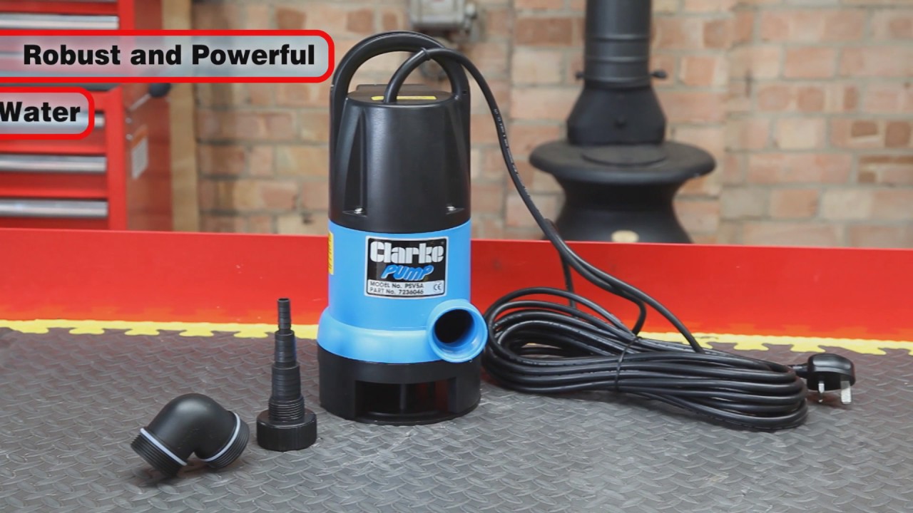 Clarke PSV5A Pump With Integrated Float Switch