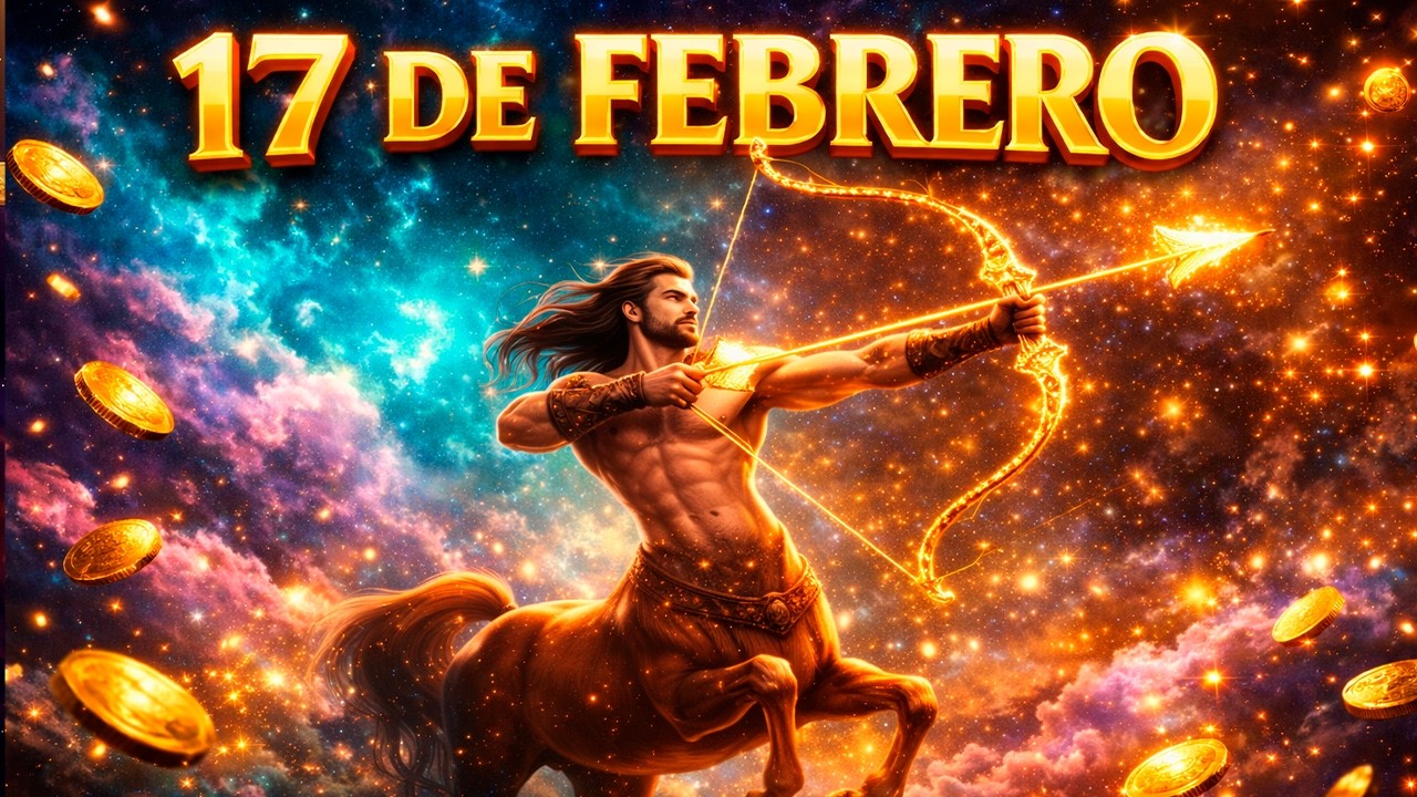 SAGITARIO:⚠️ La BENDICIÓN MASIVA que el UNIVERSO te entrega HOY 17 DE FEBRERO 🏹✨ ¡Tu vida CAMBIA!😱💸🔥