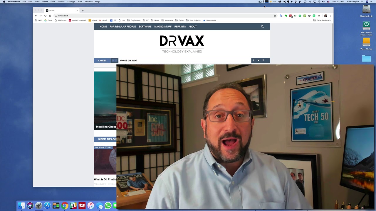 Who is Dr. Vax?  Teaching new makers skills they need.