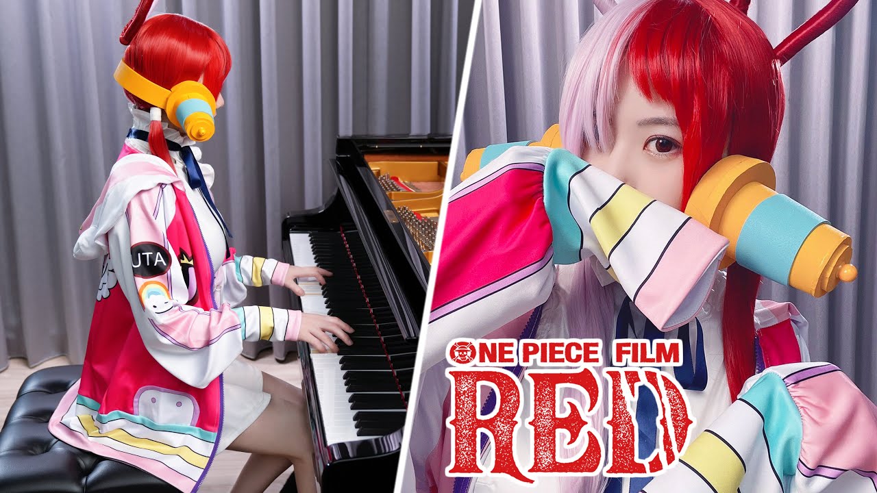 ONE PIECE FILM RED PIANO MEDLEY ✨Ado All Songs Project✨2,200,000 Subscribers Special✨Ru's Piano