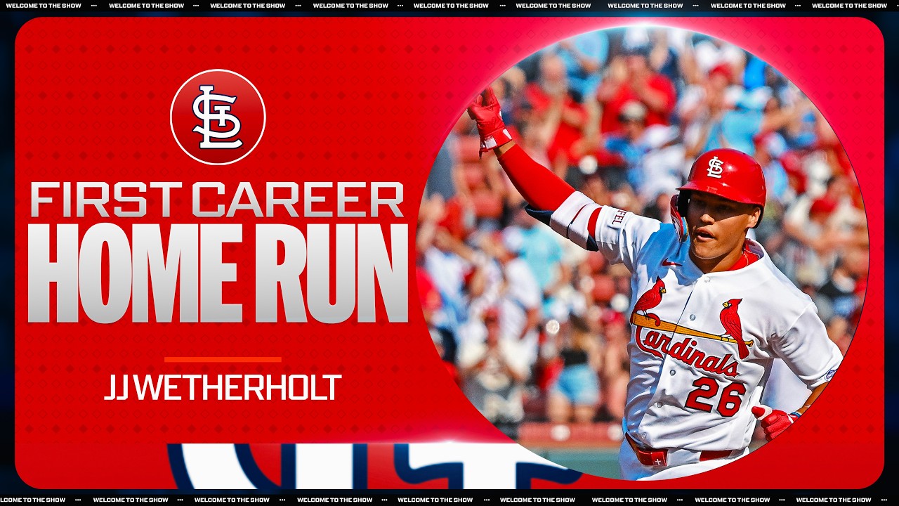 JJ Wetherholt zdobywa swojego PIERWSZEGO W KARIERZE HOME RUN w dniu otwarcia sezonu dla Cardinals! 🤩