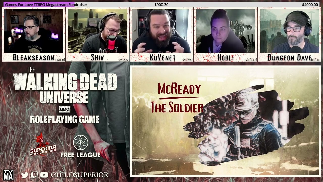 The Walking Dead RPG - Part 1 | w/ GM KuVenet & Crew