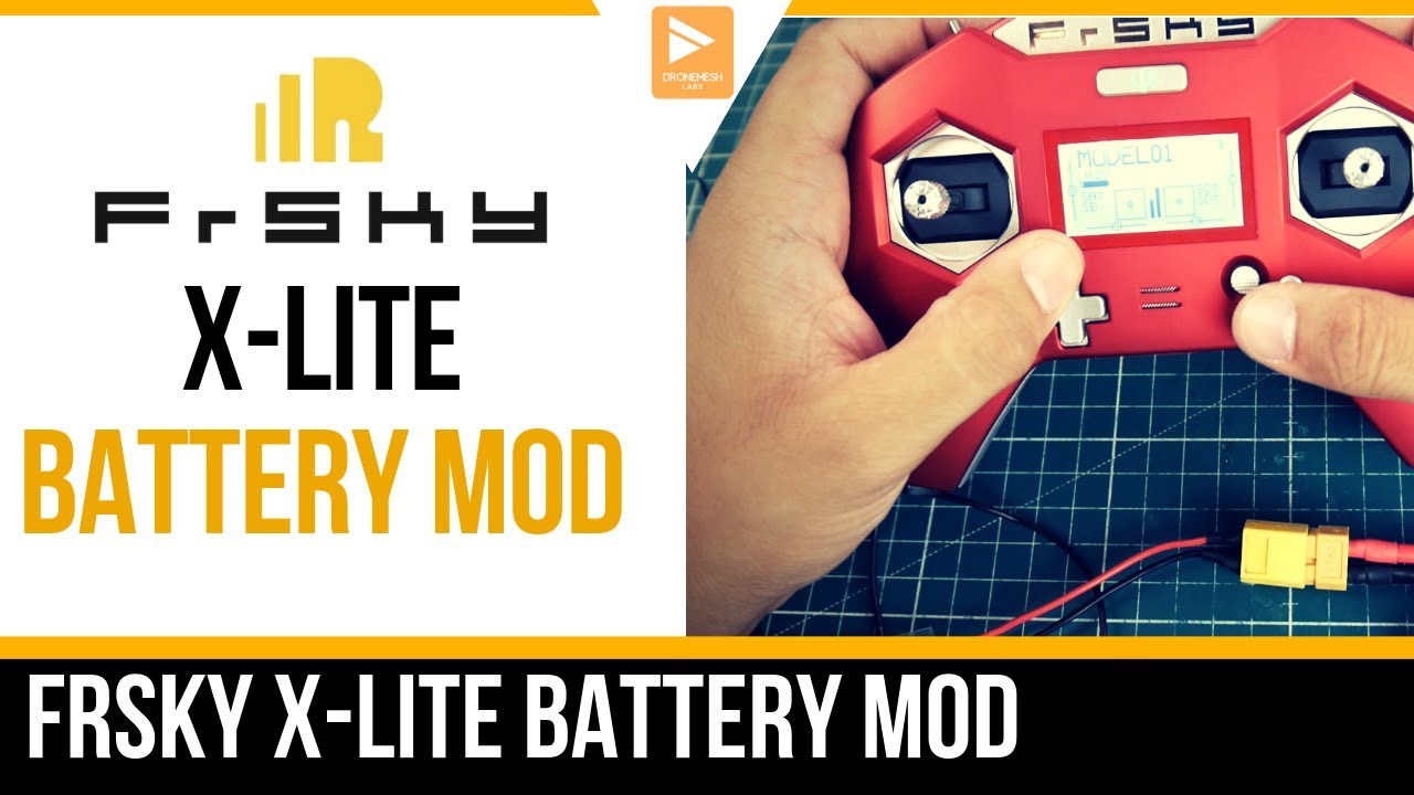 FrSky X-Lite Battery Mod // Must Have Mod For Your FrSky X-Lite