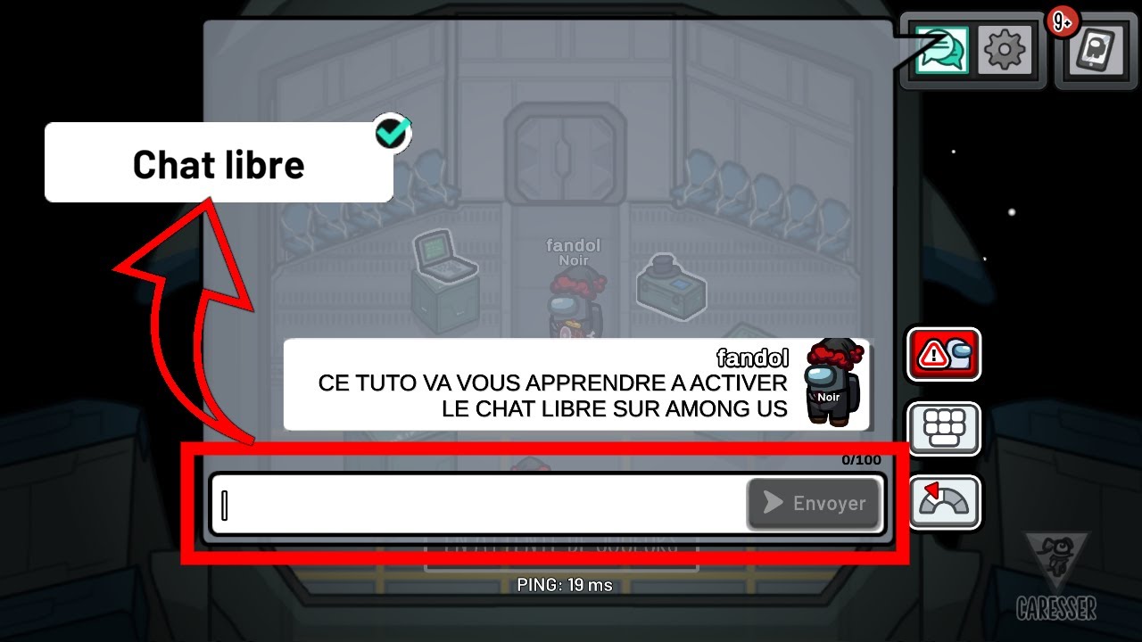 Comment activer le CHAT LIBRE sur AMONG US ? (Android)