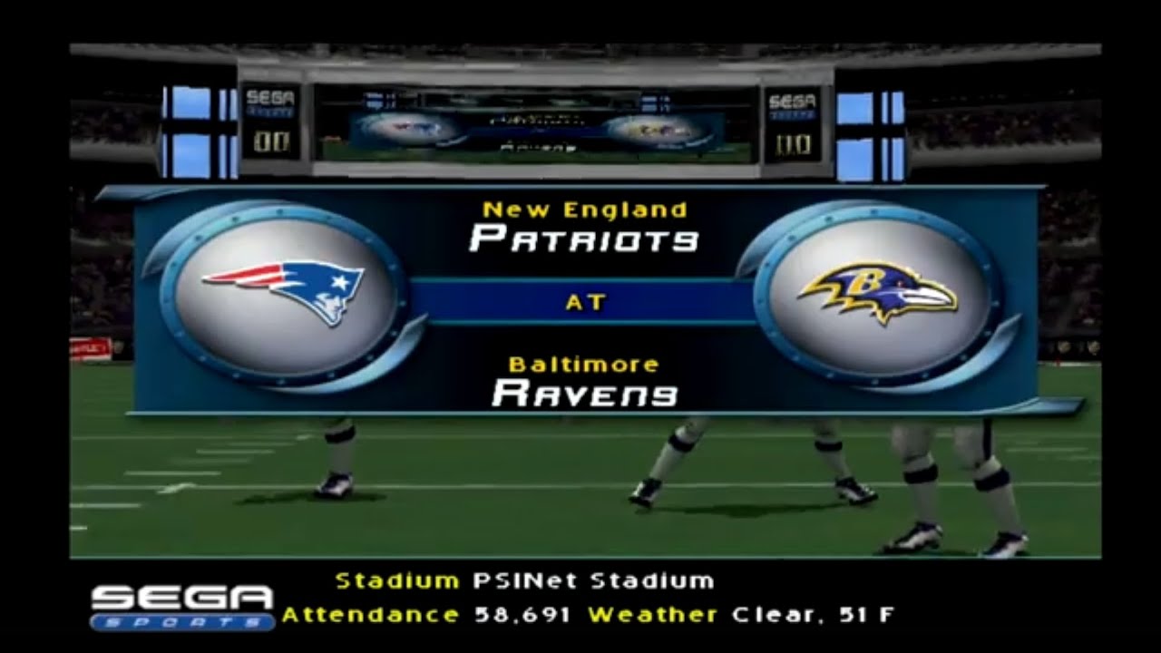 Эпизод 29 NFL 2K2: «Патриоты» против «Рэйвенс»: Сможем ли мы забить в последней атаке и одержать ...