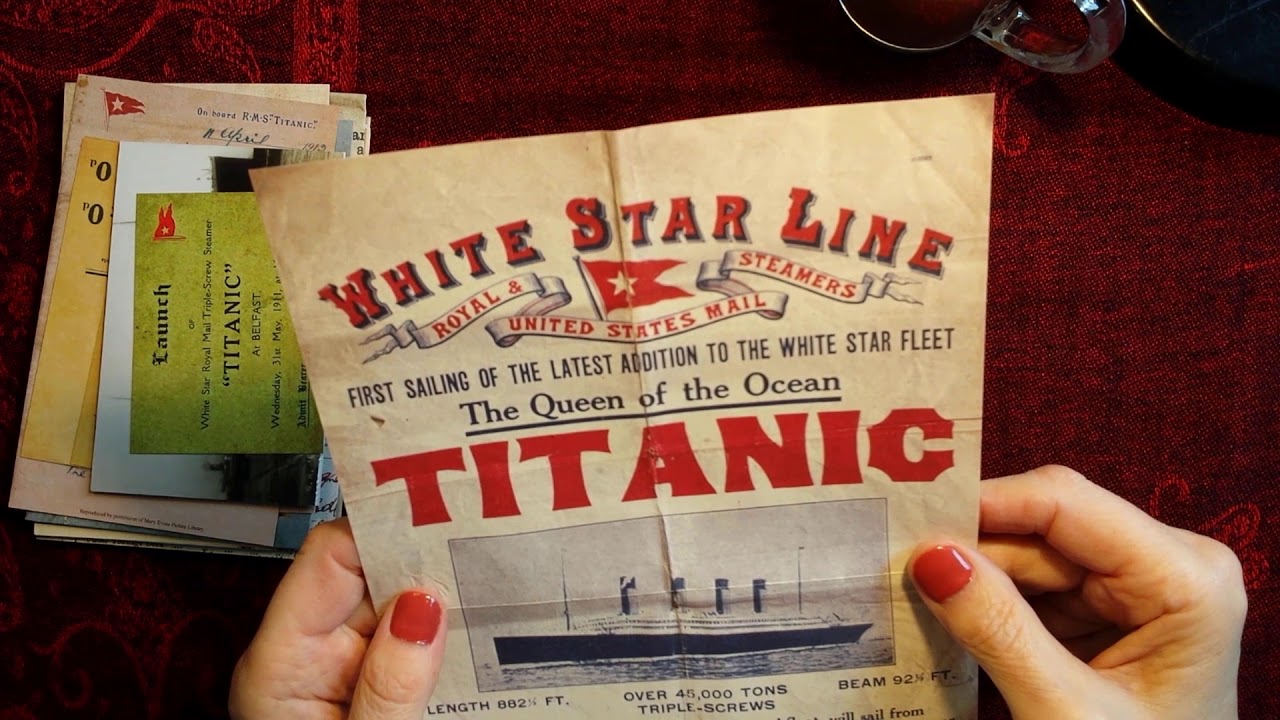 ASMR | **ONE** Titanic Replica Historical Documents Show & Tell in a Whisper with Coffee!