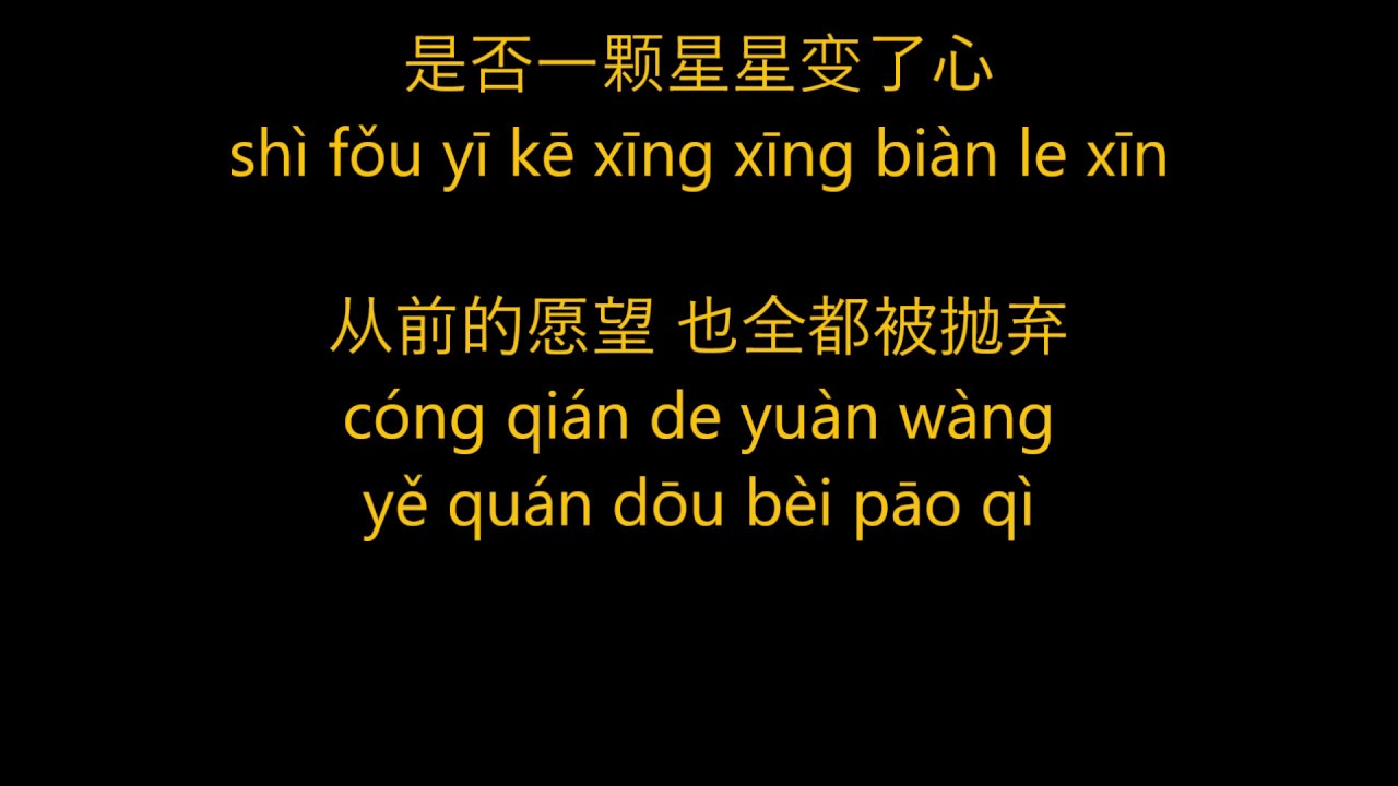 唯一 王力宏 歌词 (Albert999)