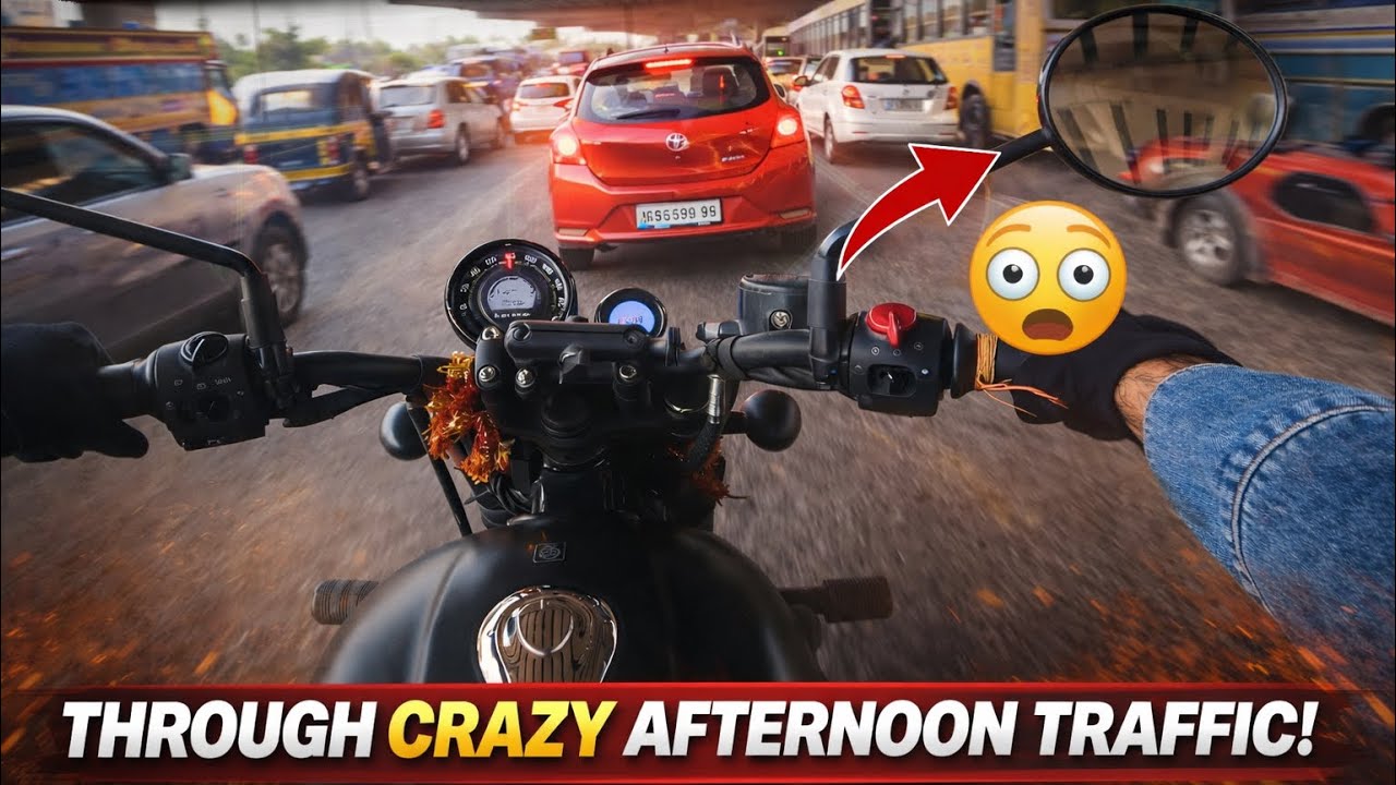 Riding FAST Through Crazy Afternoon Traffic! 