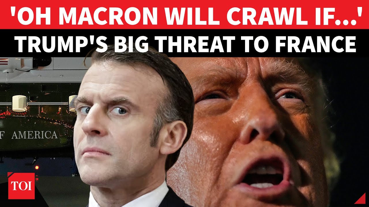 Trump Blasts Macron; Threatens HUGE 200% Tariffs On France If It Doesn't Fall In Line Over Gaza