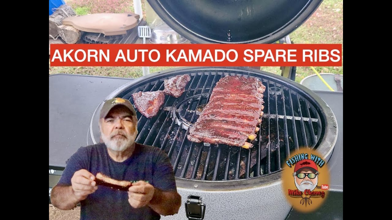 Sweet And Smokey Spare Ribs On The Char-Griller Akorn Auto Kamado