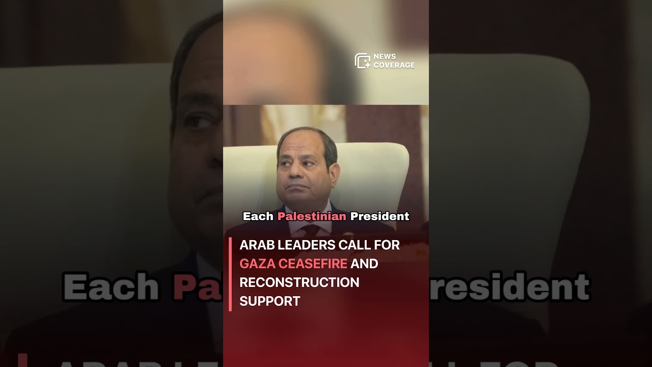 Arab Leaders Call for Gaza Ceasefire and Reconstruction Support 