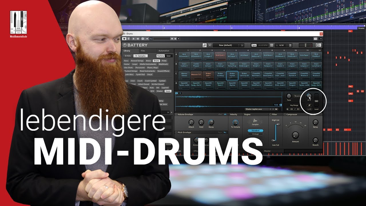In 5 Schritten zu lebendigeren MIDI-Drums | Drum Humanizing in Cubase