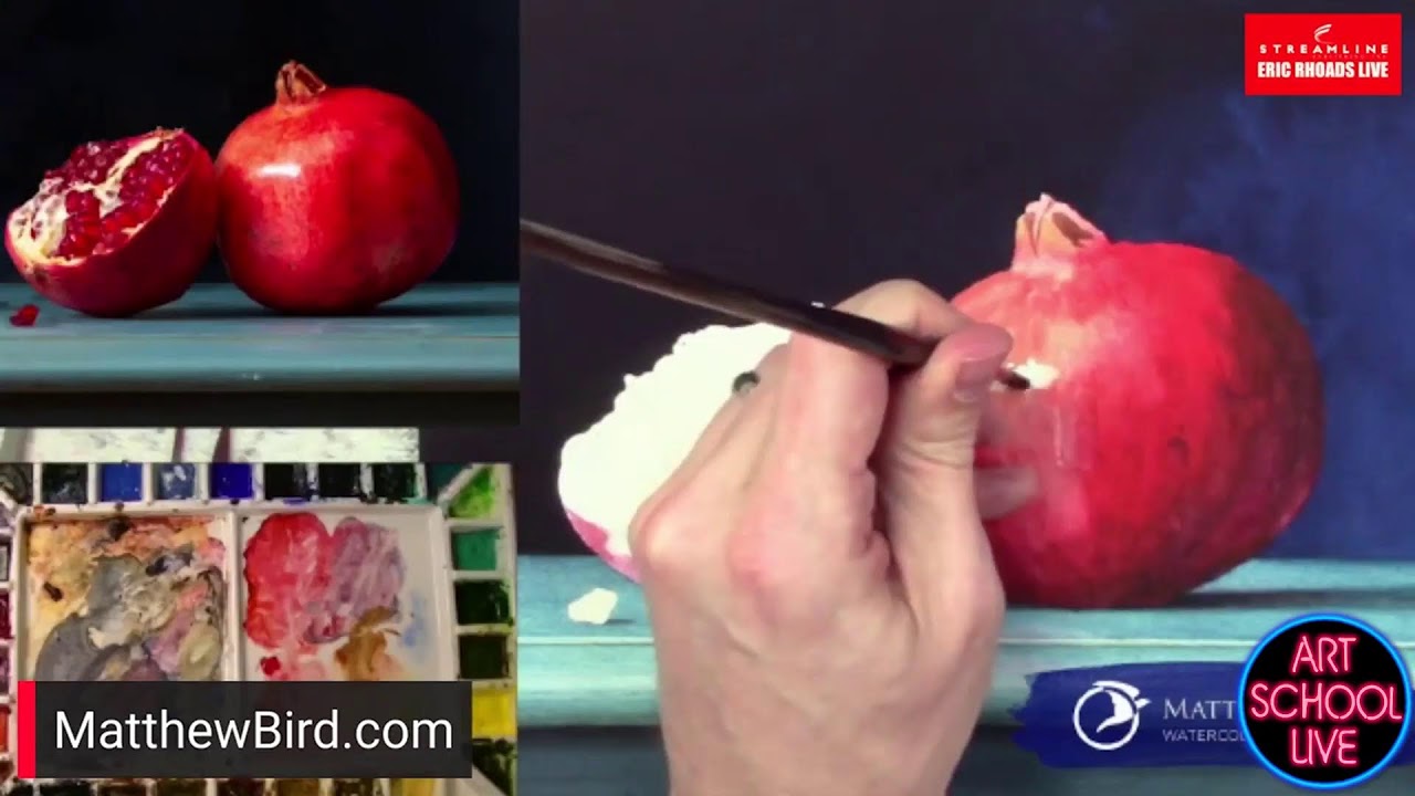Build a Still Life's Form in Watercolor with Matthew Bird