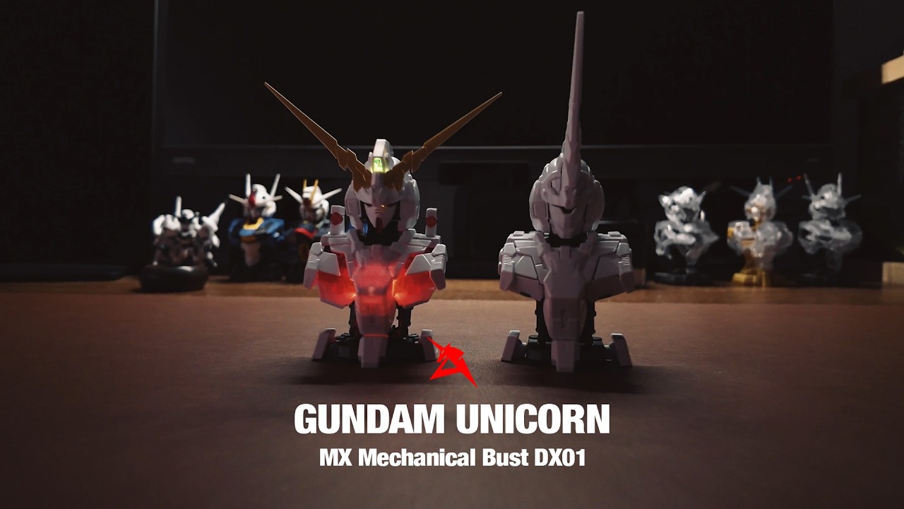 #Bandai Premium #Gashapon - MS Mechanical Bust DX01 – Gundam Unicorn! 🦄 🔥 #gundamunicorn #gundam