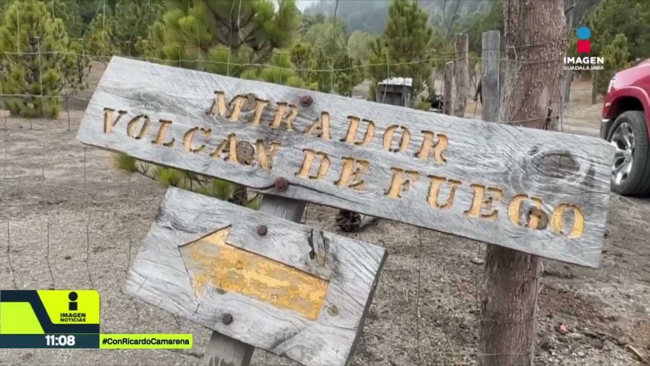 Primera nevada en el Parque Nacional del Nevado de Colima | Noticias GDL con Ricardo Camarena