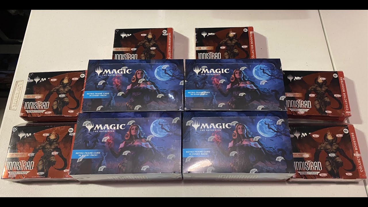 Opening $2,800 of Innistrad Remastered Collectors & Play Boosters (no sound D: )
