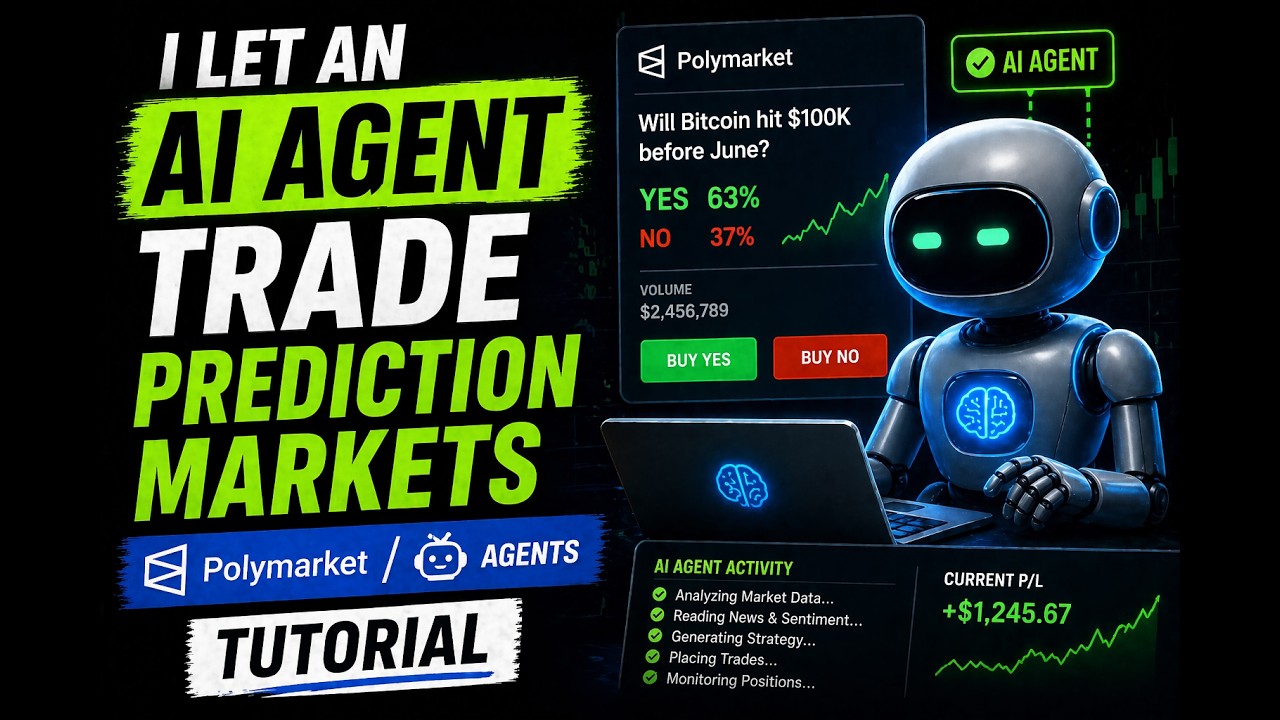 I Let an AI Agent Trade Prediction Markets for Me (Polymarket/agents Tutorial)