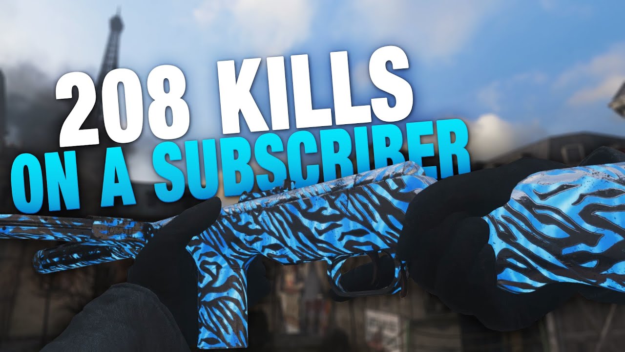 I DROPPED 208 KILLS ON A SUBSCRIBER...             SMACKING SWEATS EP #7