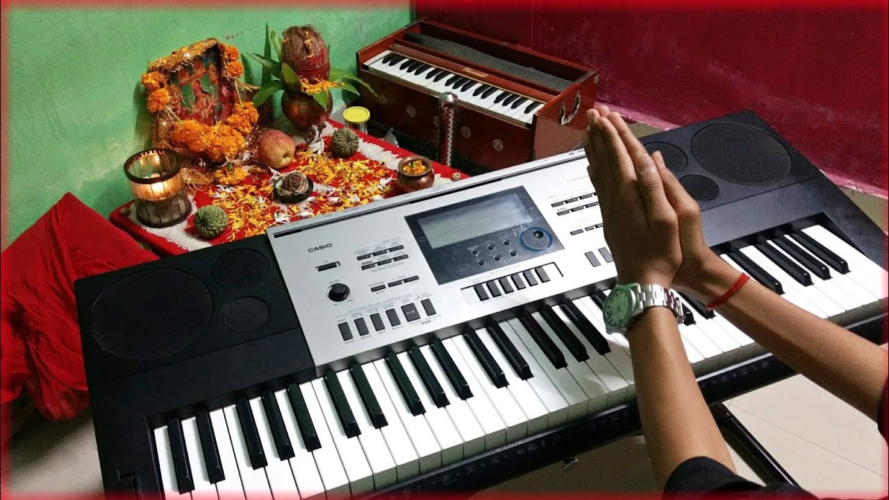 Aasmana Rang Ni Chundadi Re | Navratri Dandiya Song | Piano Remix | આસમાના રંગ ની | Gujarati Garba