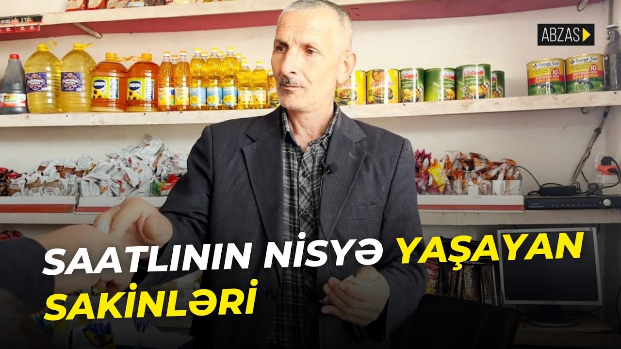 Saatlının nisyə yaşayan sakinləri