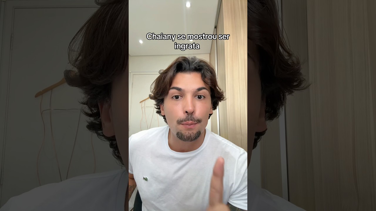 Chaiany &eacute; a participante mais ingrata da semana. #bbb26