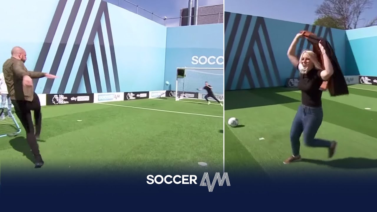 Alan Hutton hits the SWEETEST volley! 🚀 | Ebanie Bridges & Charlie Hedges | Soccer AM Pro AM