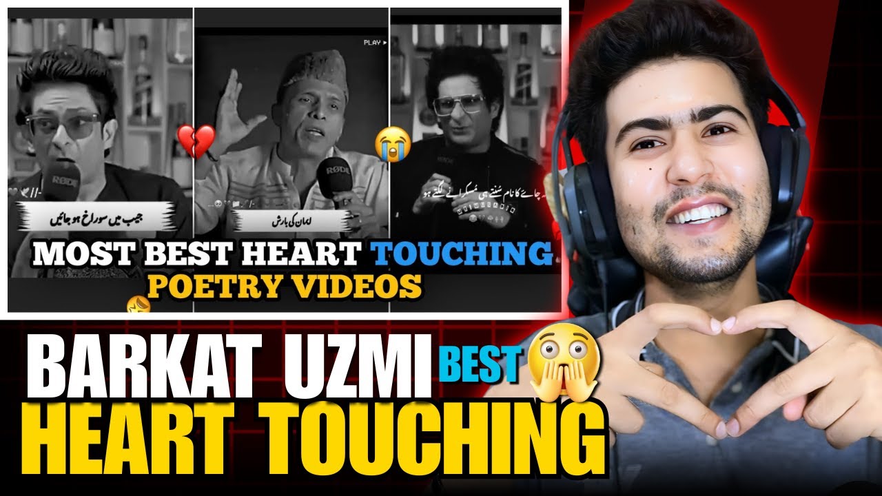 Barkat Uzmi Best heart touching Poetry💔 | Sad Whatsapp status😔 #barkatuzmi #barkat #truelines