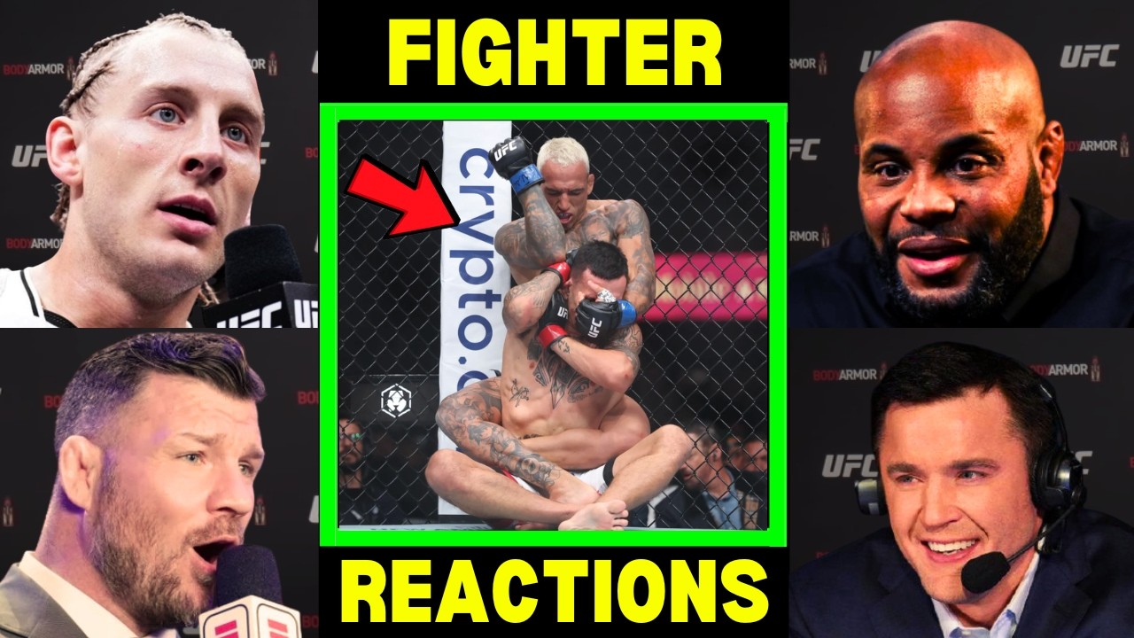 UFC Fighters REACT to Charles Oliveira BEATING Max Holloway | UFC 326