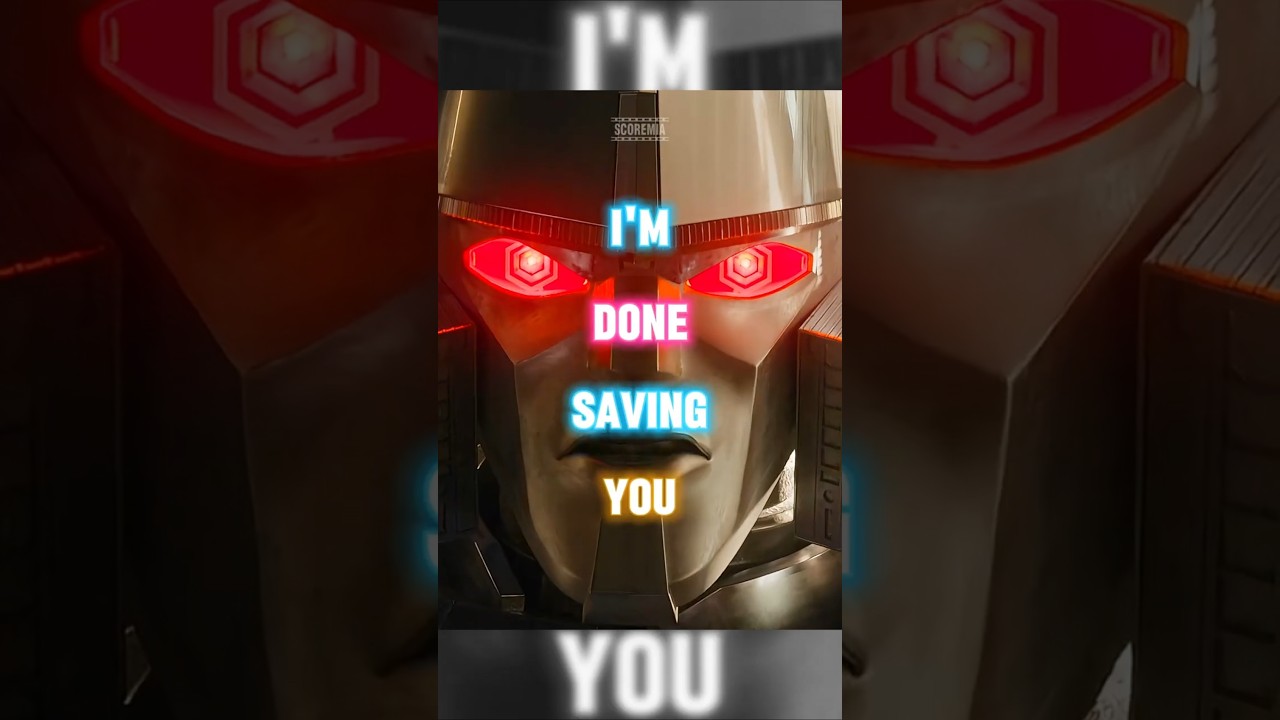 How many times D16 actually saved Orion Pax in TF One? #d16 #orionpax #tfone