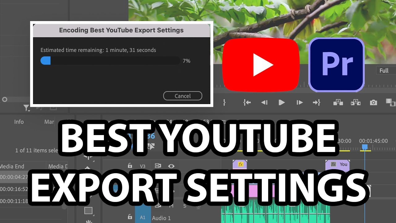 Лучшие настройки экспорта для видео YouTube в Adobe Premiere Pro 2025
