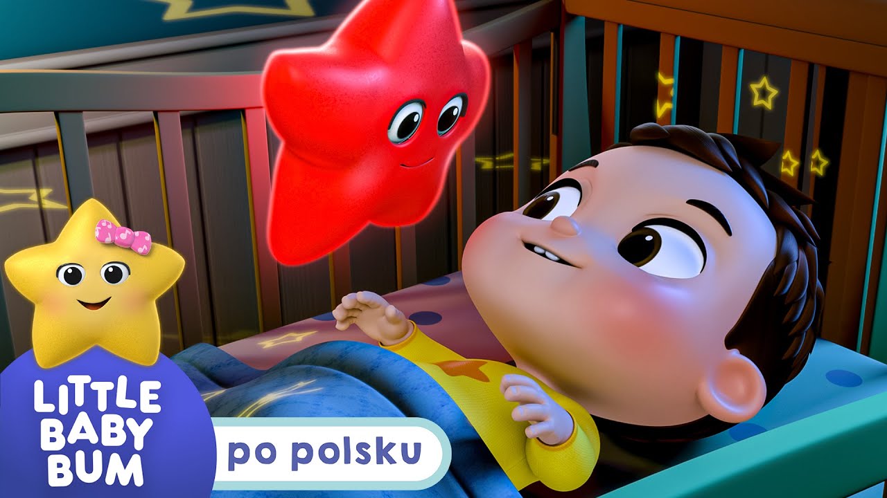 Kolorowe Gwiazdki M&oacute;wią Dobranoc | Little Baby Bum po polsku | Piosenki i bajki dla dzieci