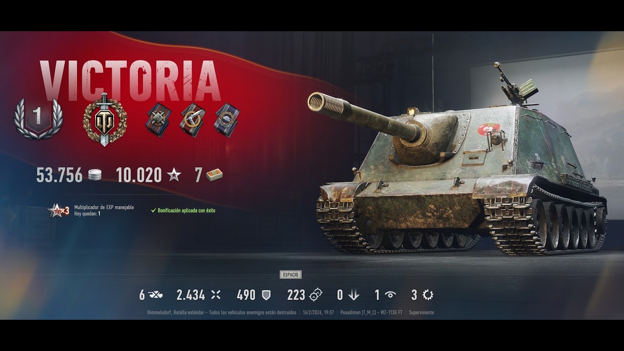 🚩World of Tanks🚩🚕WZ-1136 FT 🗺️Himmelsdorf ⭐AS 🚨6 - Kills 🍅Tomatik Clan🍅