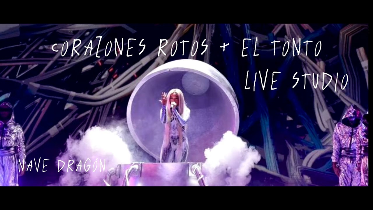 Lola Indigo - CORAZONES ROTOS + EL TONTO (NAVE DRAGÓN) - Los 40 Music Awards Live Studio Version