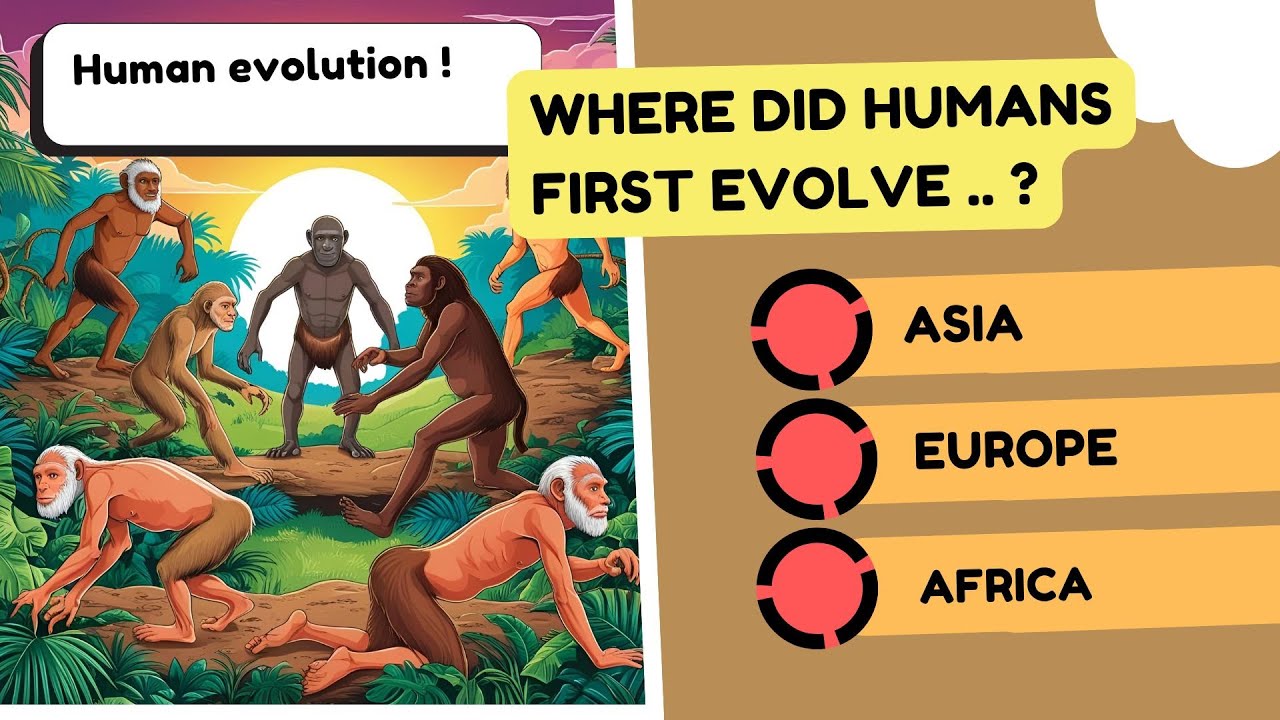 🔬 Human Evolution Quiz | Test Your Knowledge on Early Humans, Neanderthals & Homo Sapiens! 🌍🧠