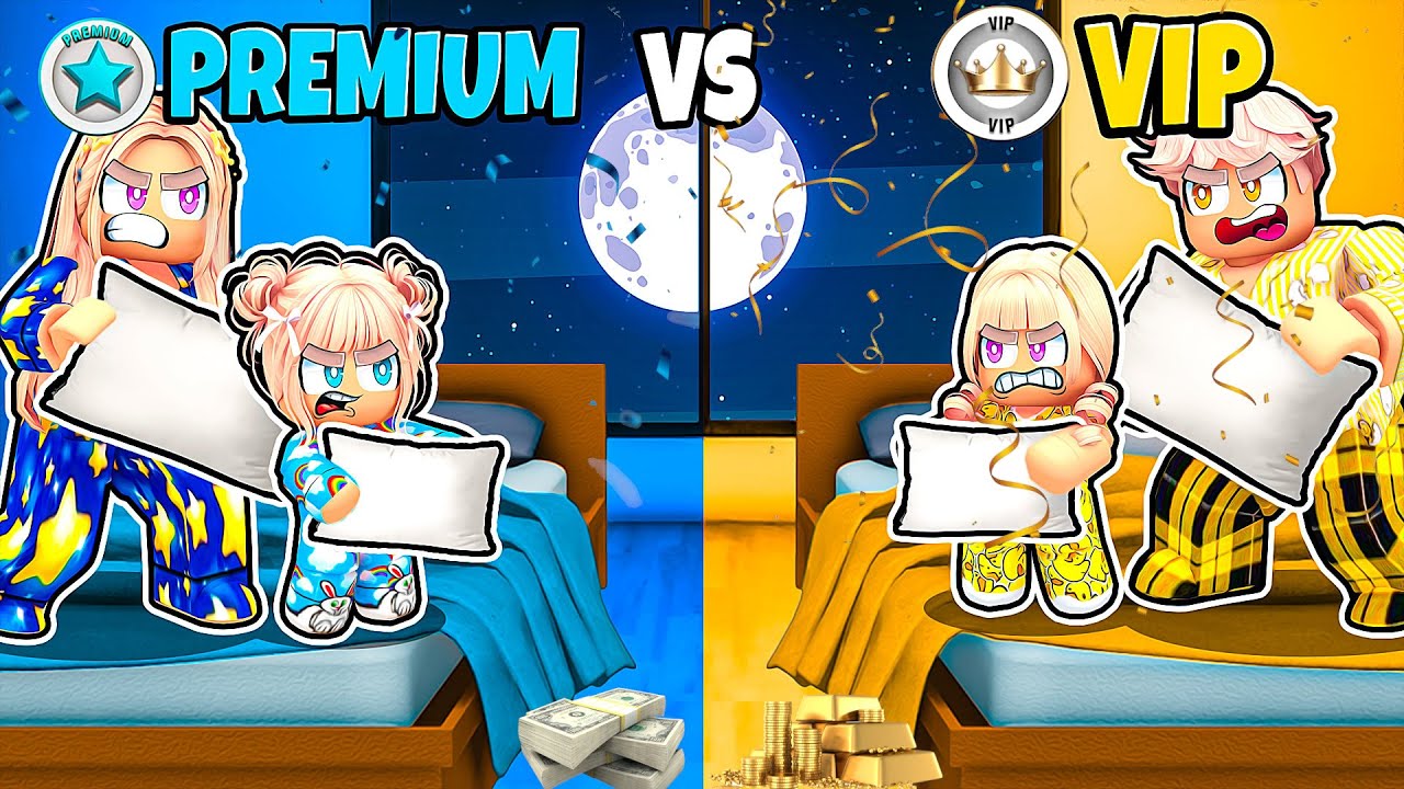 NOCOWANIE VIP vs NOCOWANIE PREMIUM na BROOKHAVEN w ROBLOX!