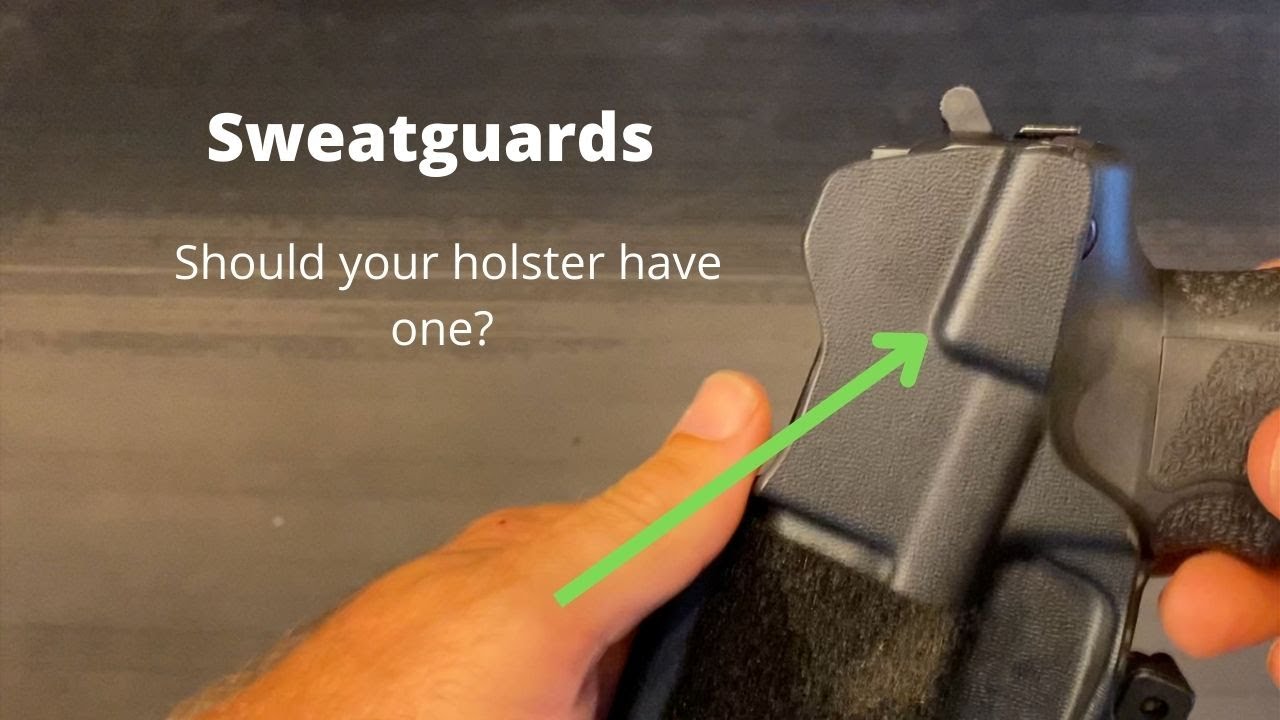 What does a sweat guard on a holster actually do?  Low, mid, high guards explained.