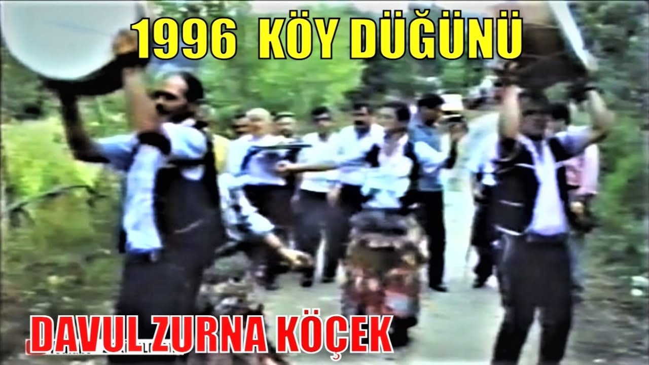 90LAR KÖY DÜĞÜNÜ (Davul Zurna Köçek Sinop Karadeniz 1996)