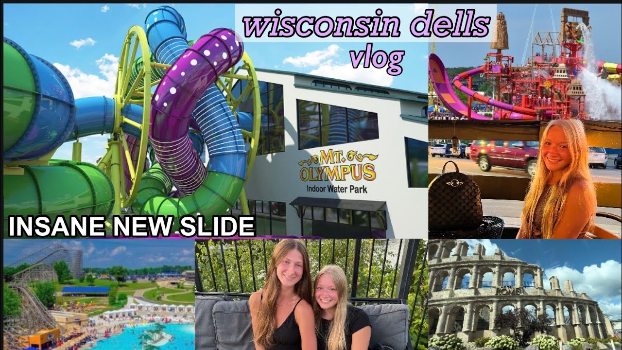 Wisconsin Dells Mount Olympus Vlog *New slide* 2022
