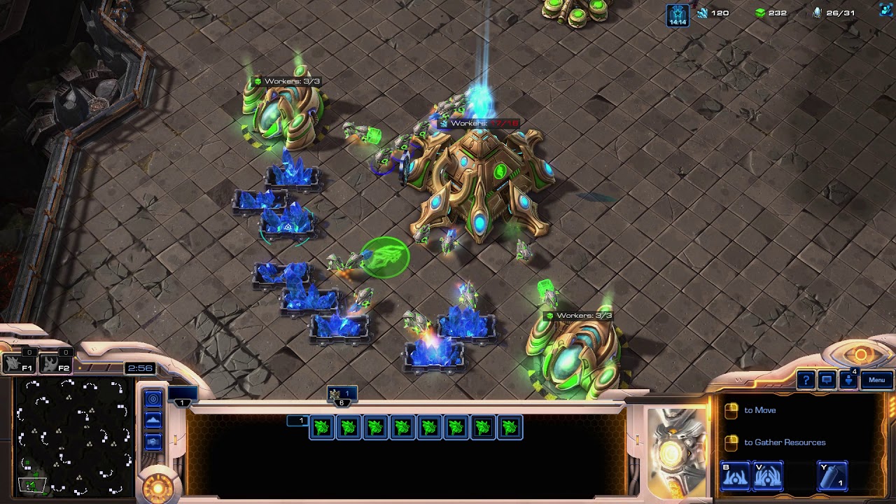StarCraft II DT rush