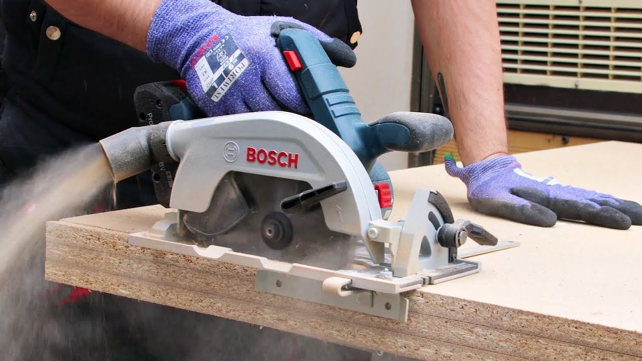 A few demos with the new Bosch GKS 185-Li 18V Cordless Brushless Circular Saw