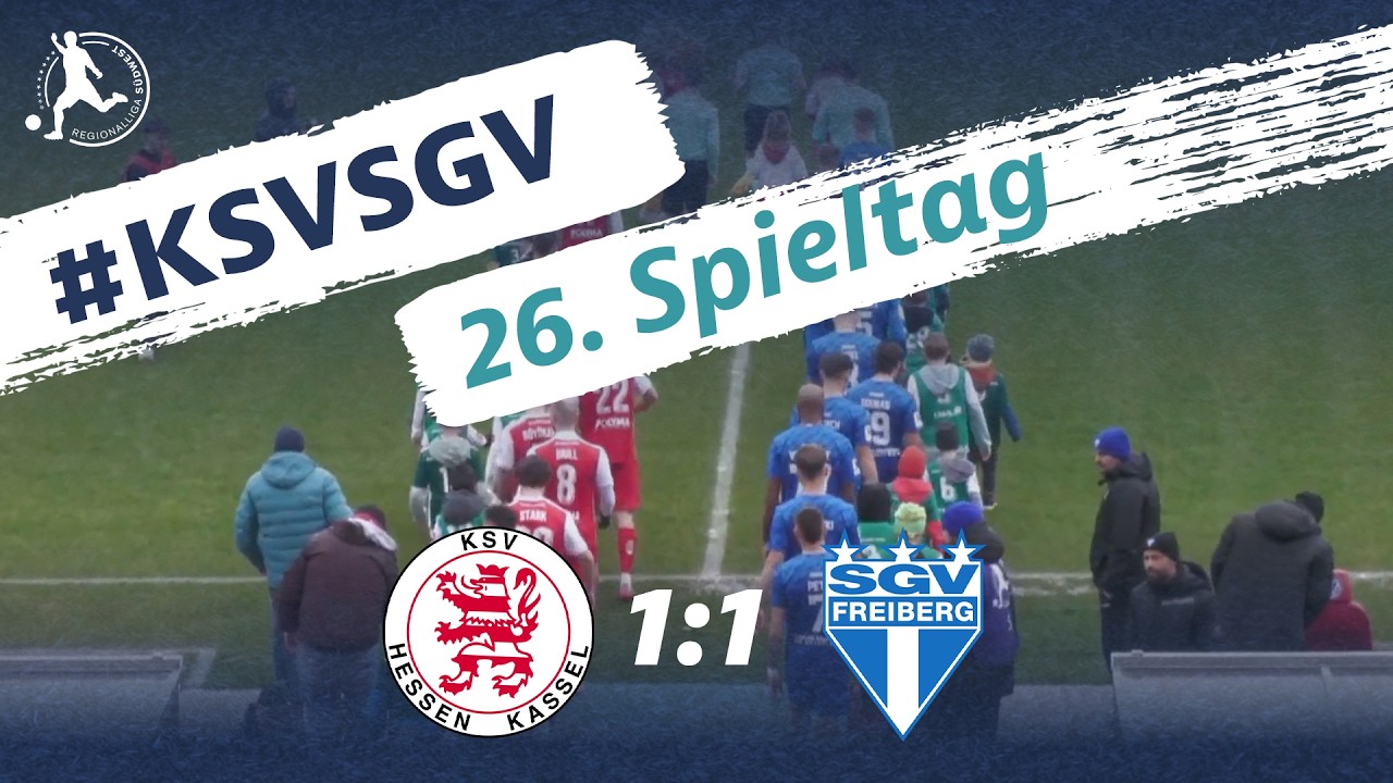 Punkt geklaut | KSV Hessen Kassel - SGV Freiberg | 26. Spieltag RLSW